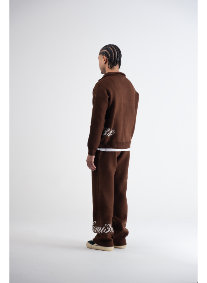 Lumi3re Knitted Pants Brown
