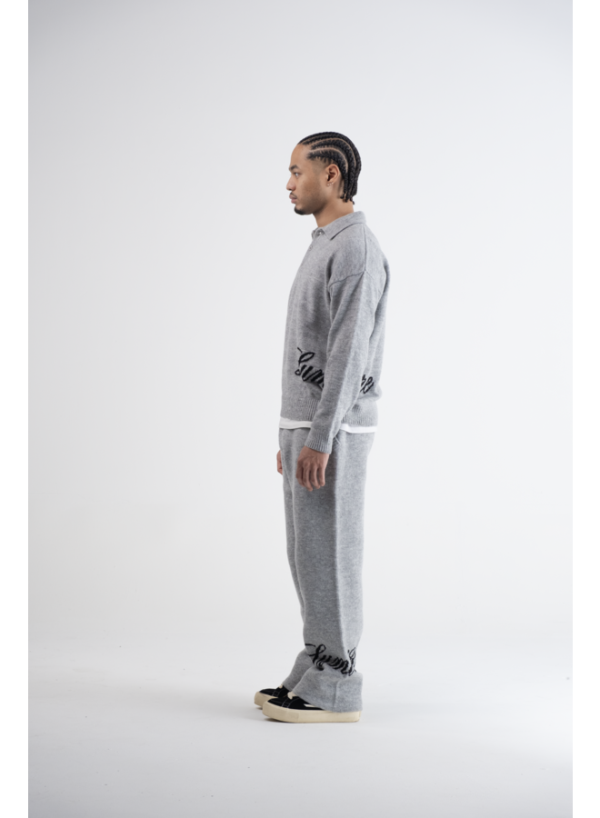 Lumi3re Knitted Pants Grey
