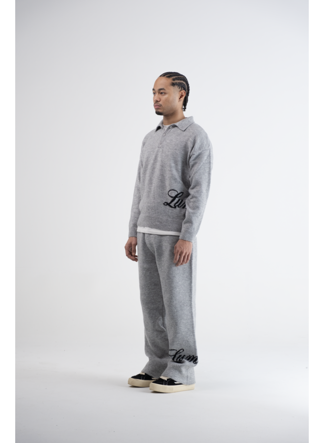 Lumi3re Knitted Pants Grey