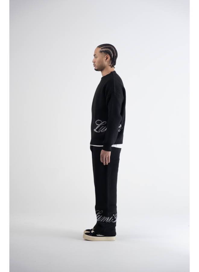 Lumi3re Knitted Crewneck Black