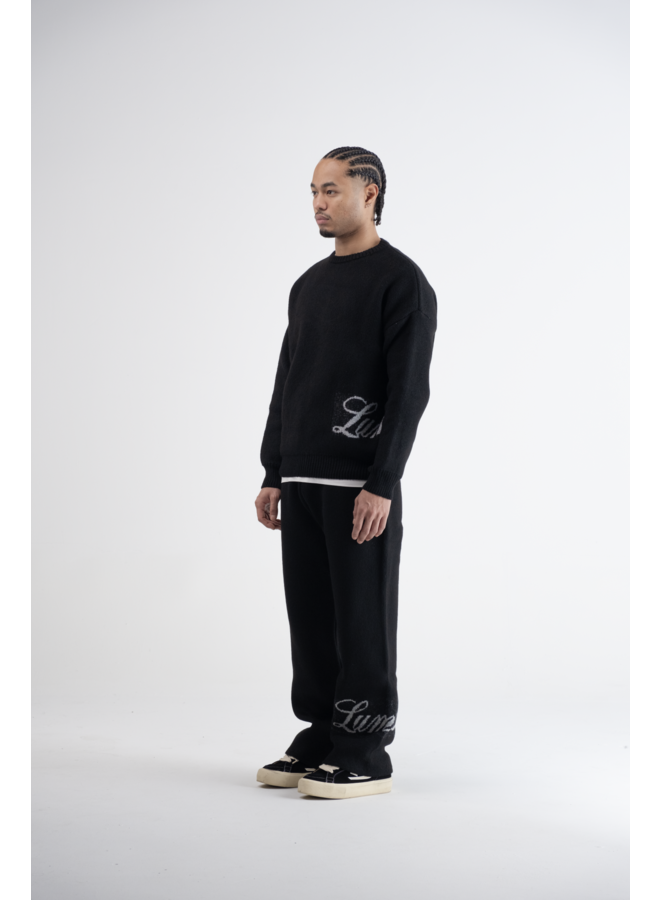 Lumi3re Knitted Crewneck Black