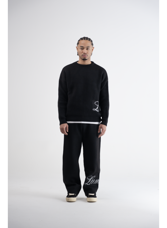 Lumi3re Knitted Crewneck Black