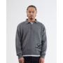 Lumi3re Knitted Long Sleeve Polo Anthracite