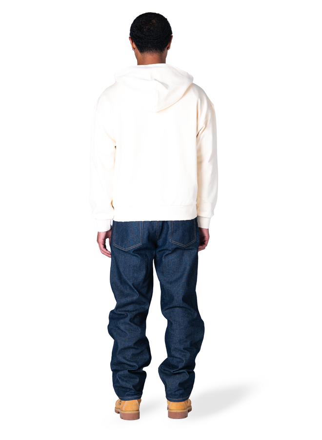 Spotted Flames Hoodie White