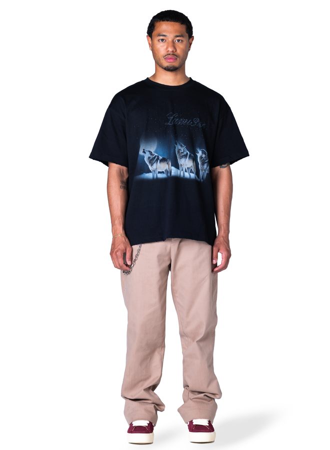 3 Wolves T-shirt Black