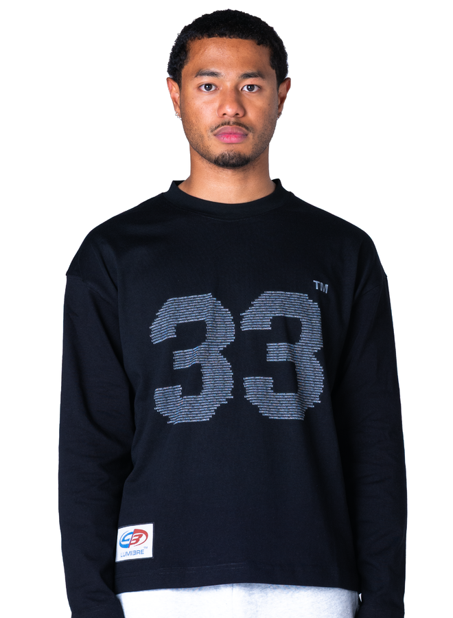 Thirty-Three Black Longsleeve