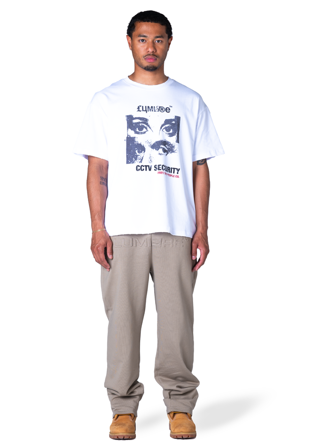 Embossed Fly Logo Pants