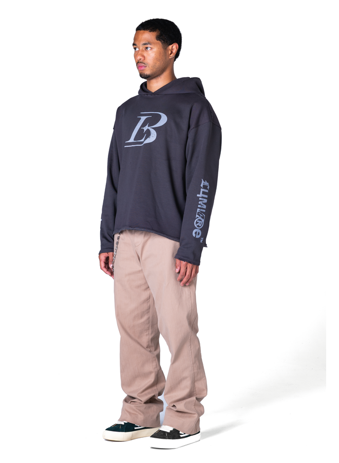 L3 Crest Dark Grey Hoodie