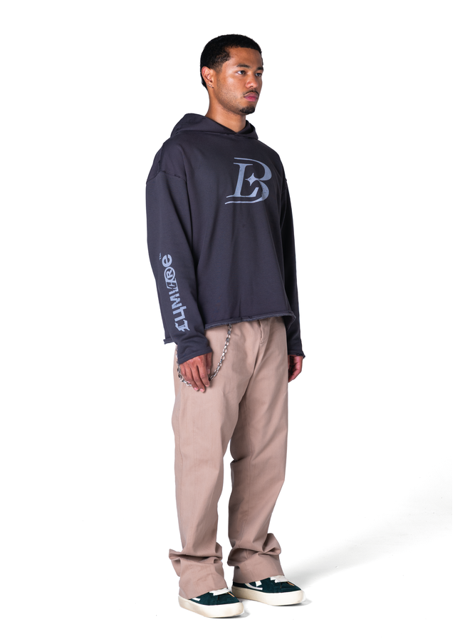 L3 Crest Dark Grey Hoodie