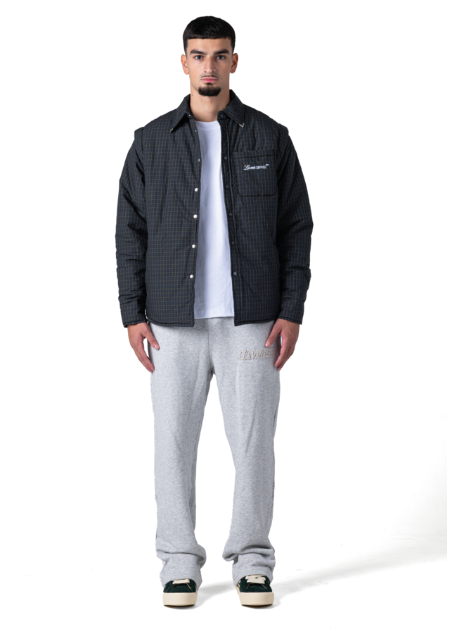 Nylon Plaid Western Jacket