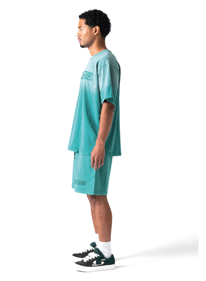 Fade Logo Short Washed Green