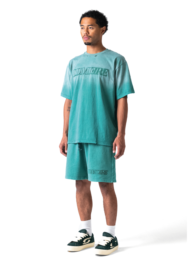 Fade Logo Short Washed Green