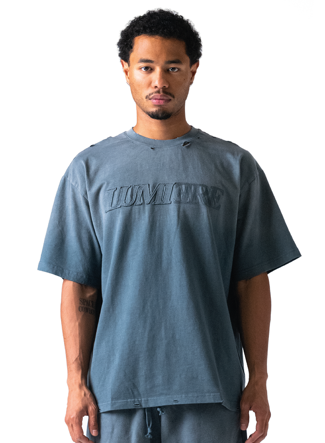 Fade Logo T-shirt Washed Grey