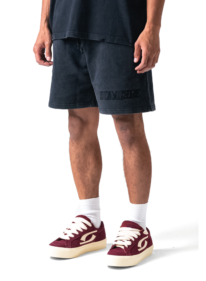 Fade Logo Short Washed Black