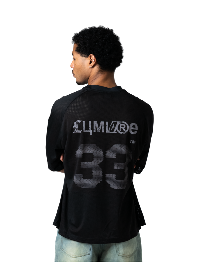 Black Mesh Wave Jersey 33