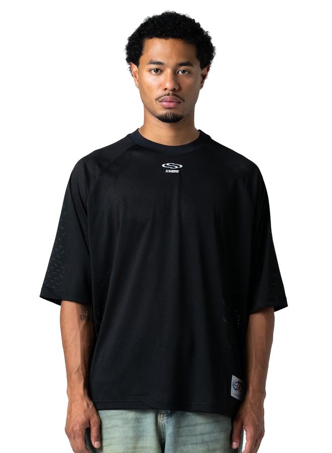 Black Mesh Wave Jersey 33