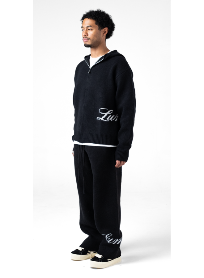 The Lumi3re Zipper Hoodie Black