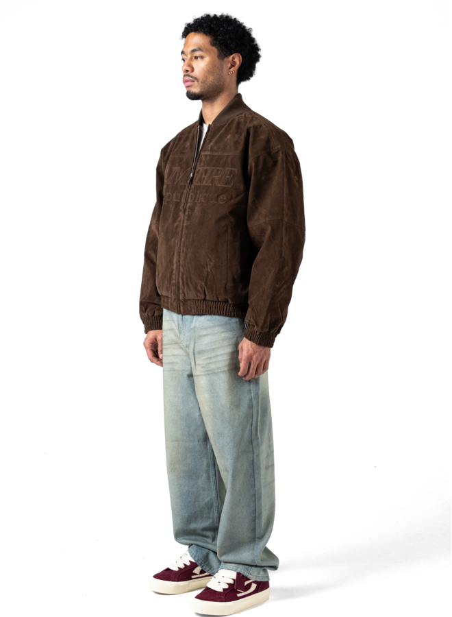 Suede Republique Dark Brown Jacket