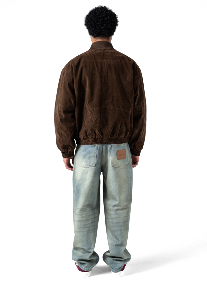 Suede Republique Dark Brown Jacket