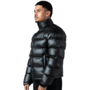 The Wave Hoodless Puffer Jacket Black