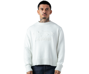 The Wave 3D Knitted Crewneck - LUMI3RE