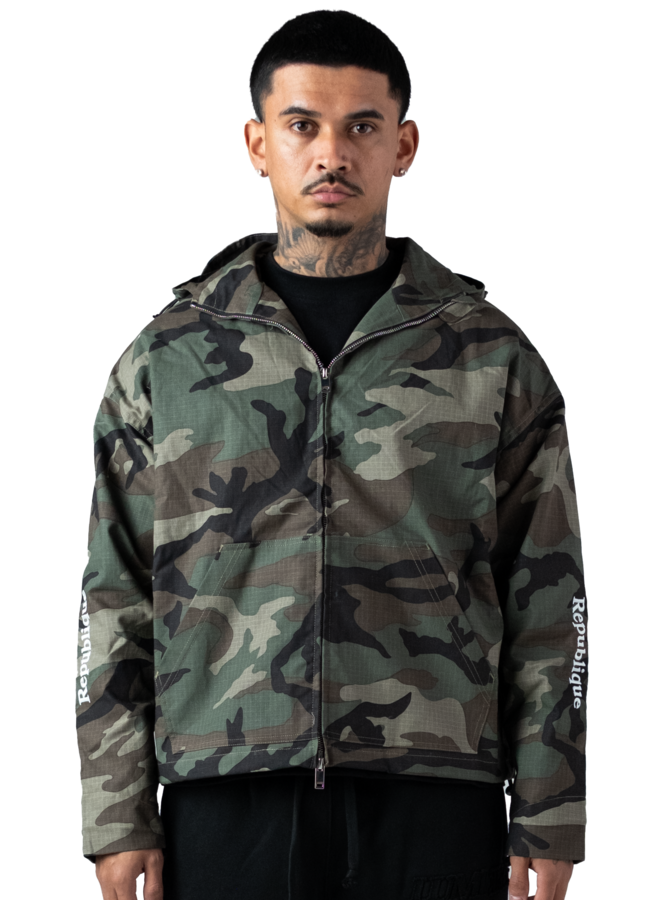 Republique Camo Windbreaker