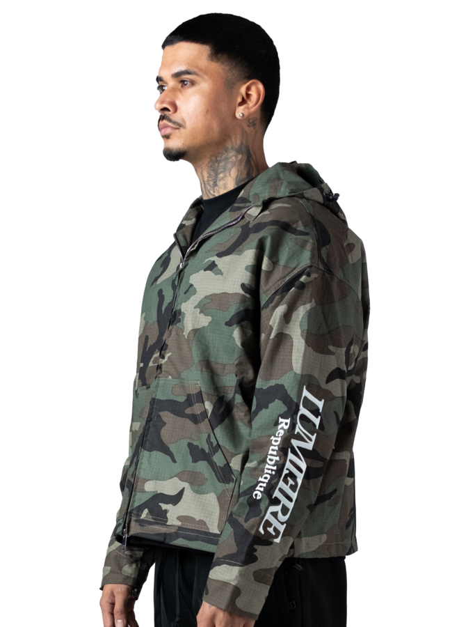 Republique Camo Windbreaker