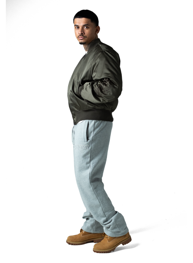 Republique Nylon Bomber Jacket Green