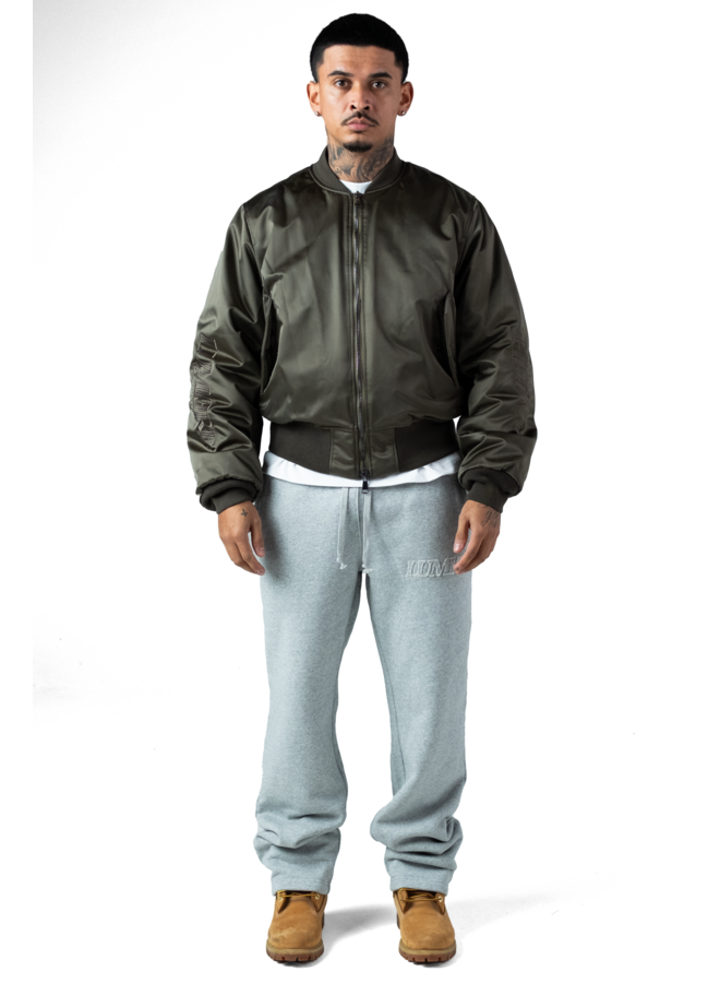 Republique Nylon Bomber Jacket Green