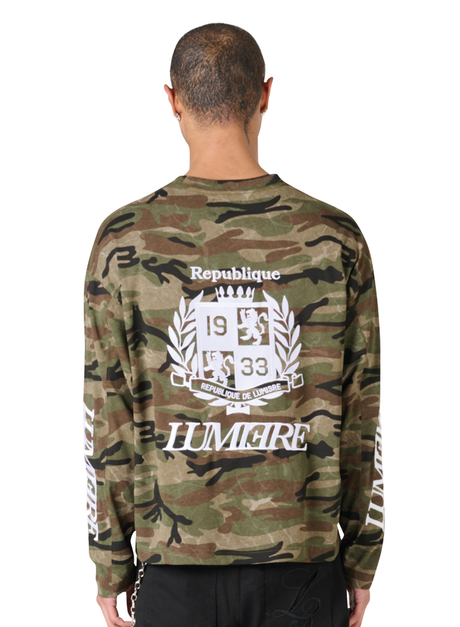 Republique Longsleeve T-shirt Camo
