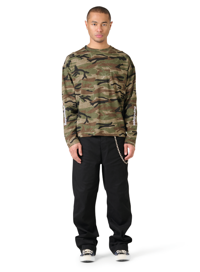 Republique Longsleeve T-shirt Camo