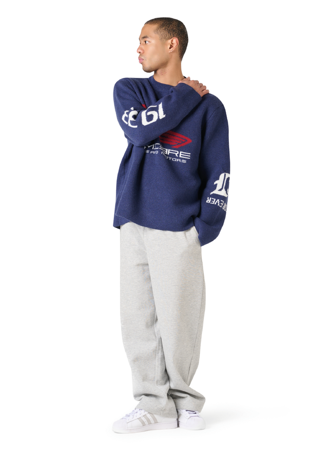 The Knitted Motors Jersey Blue