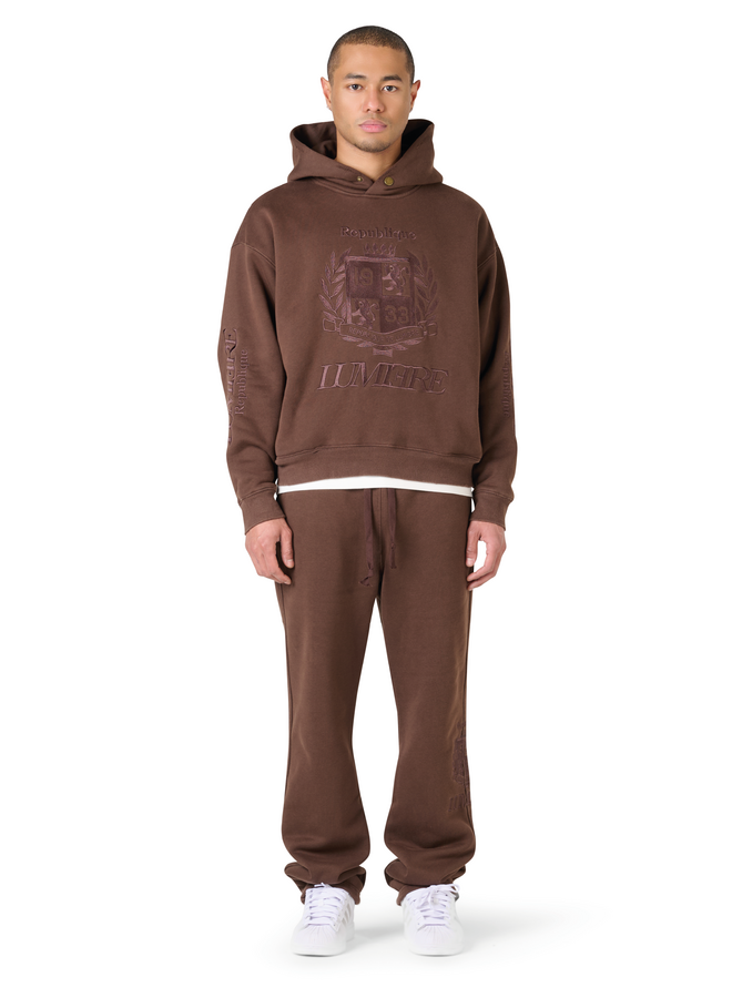 Republique Washed Tracksuit Dark Brown