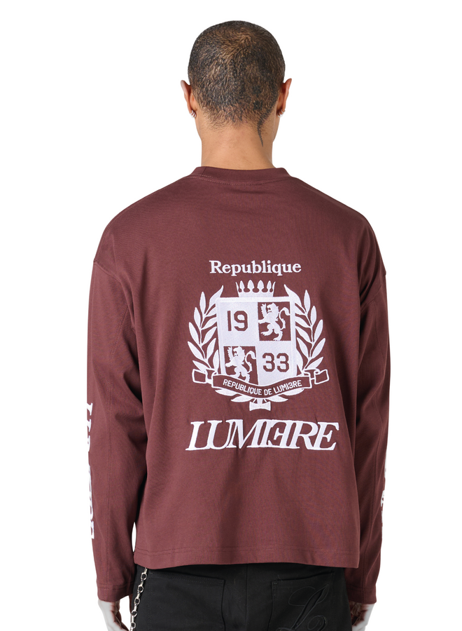 Republique Longsleeve T-shirt Brown