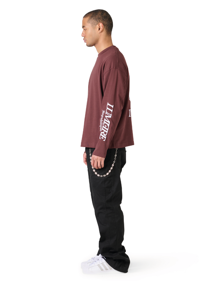 Republique Longsleeve T-shirt Brown