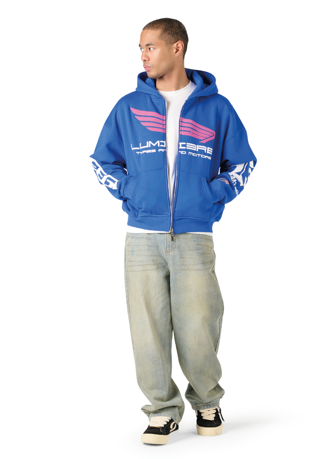 Lumi3re Tyres Zipper Hoodie