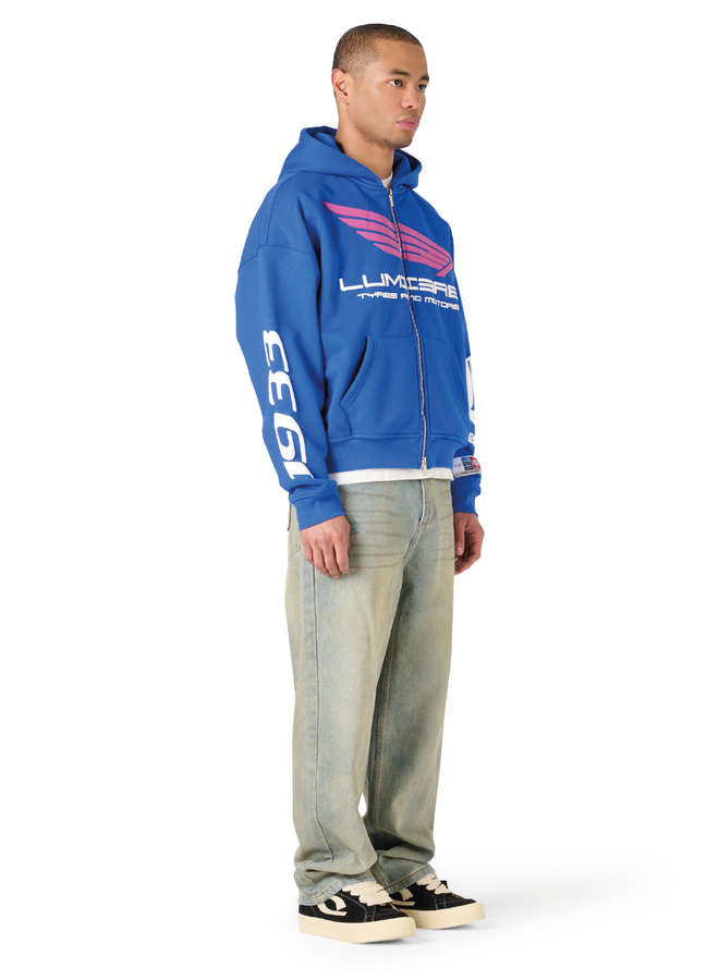 Lumi3re Tyres Zipper Hoodie