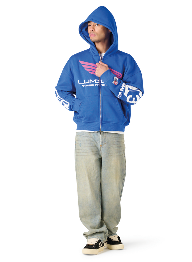 Lumi3re Tyres Zipper Hoodie