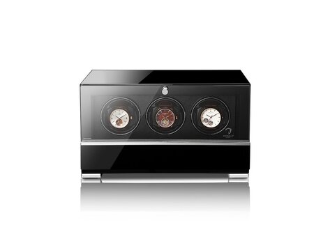 Modalo CLASICO PREMIUM Uhrenbeweger 3 Uhren schwarz