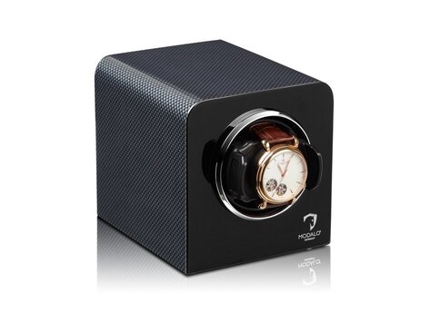 Modalo Uhrenbeweger Inspiration MV4 für 1 Uhr Carbon-Schwarz