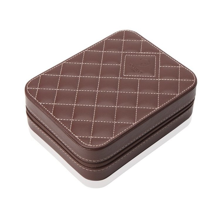 Modalo  Uhrenetui Invia für 4 Uhren Braun