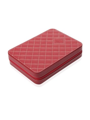 Modalo Uhrenbeweger Uhrenetui Invia für 8 Uhren Rot