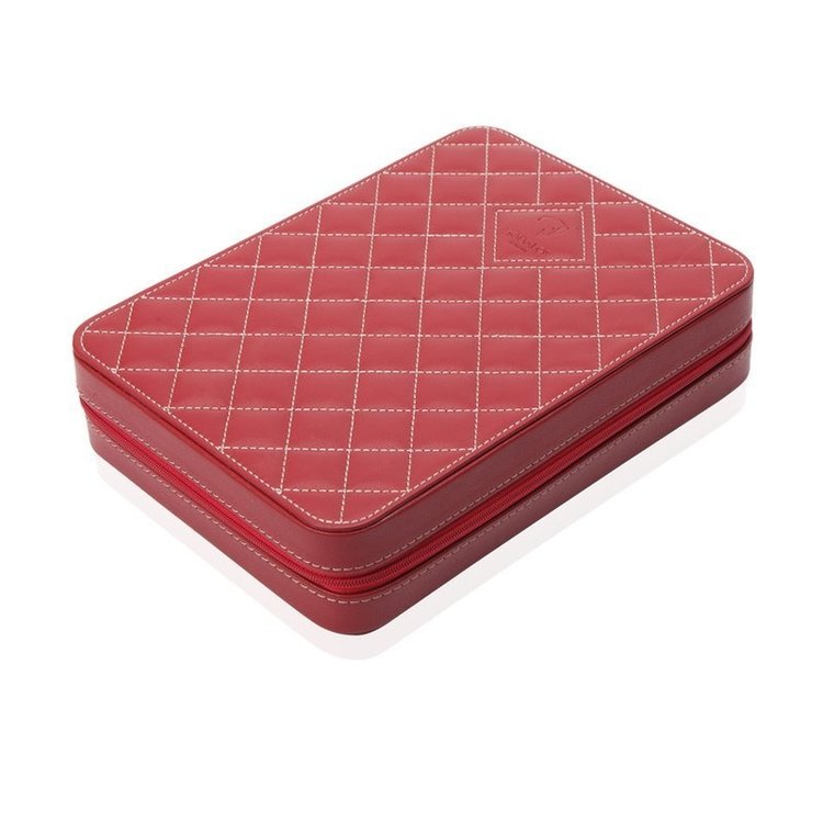 Modalo  Uhrenetui Invia für 8 Uhren Rot