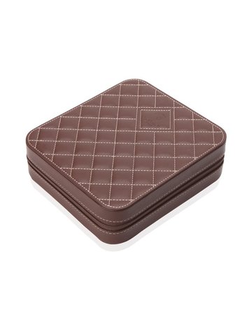 Modalo Uhrenbeweger Uhrenetui Invia für 6 Uhren Braun