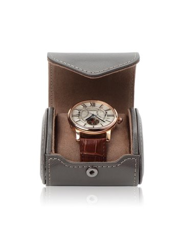 Modalo Uhrenbeweger Uhrenetui Aquila für 1 Uhr Grau