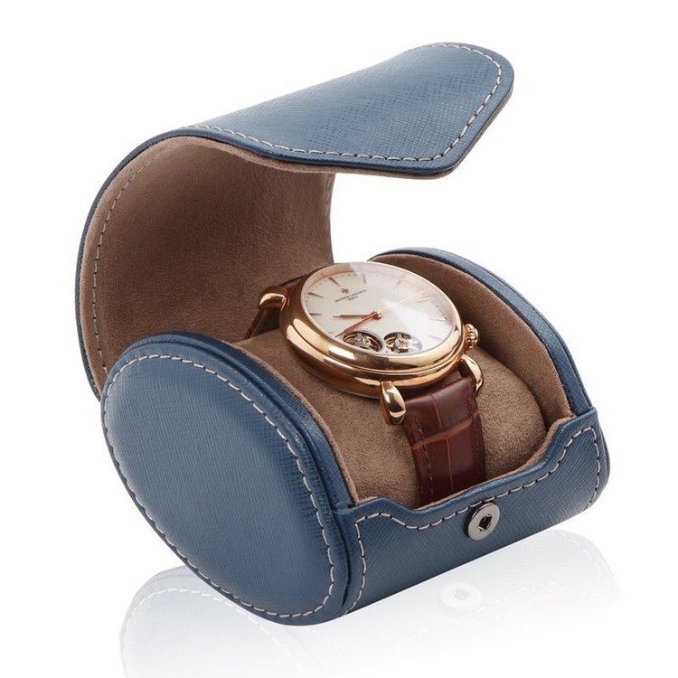 Modalo  Uhrenetui Aquila für 1 Uhr Blau