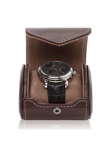 Modalo Uhrenbeweger Uhrenetui Aquila für 1 Uhr Braun
