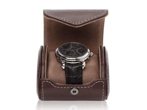 Modalo Uhrenetui Aquila für 1 Uhr Braun