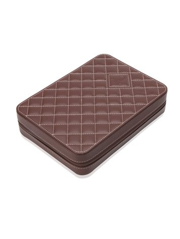 Modalo Uhrenbeweger Uhrenetui Invia für 8 Uhren Braun