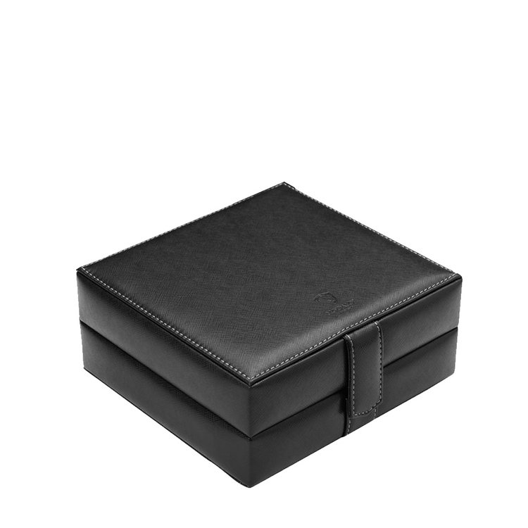 Modalo Uhrenbeweger  Uhrenbox Gallante für 6 Uhren Schwarz